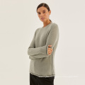 High Quality Ladies Low Collar Casual Long Knitwear